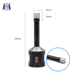 8mm Vacuum Brazed M14 Diamond Tools Cutting Bit / Tiles Diamond Core Drills / Diamond Hole Saws Boring Bit