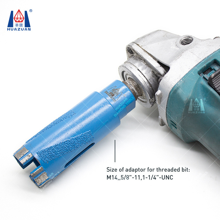 Dry Vacuum Brazed Diamond Drilling Core Bits/ Diamond Hole Cutter/ Porcelain Tile Core Drill