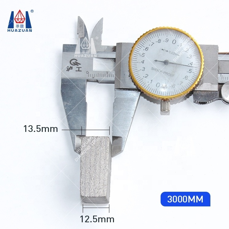 Huazuan diamond tools 3000mm saw blade China diamond segments for granite stone cutting