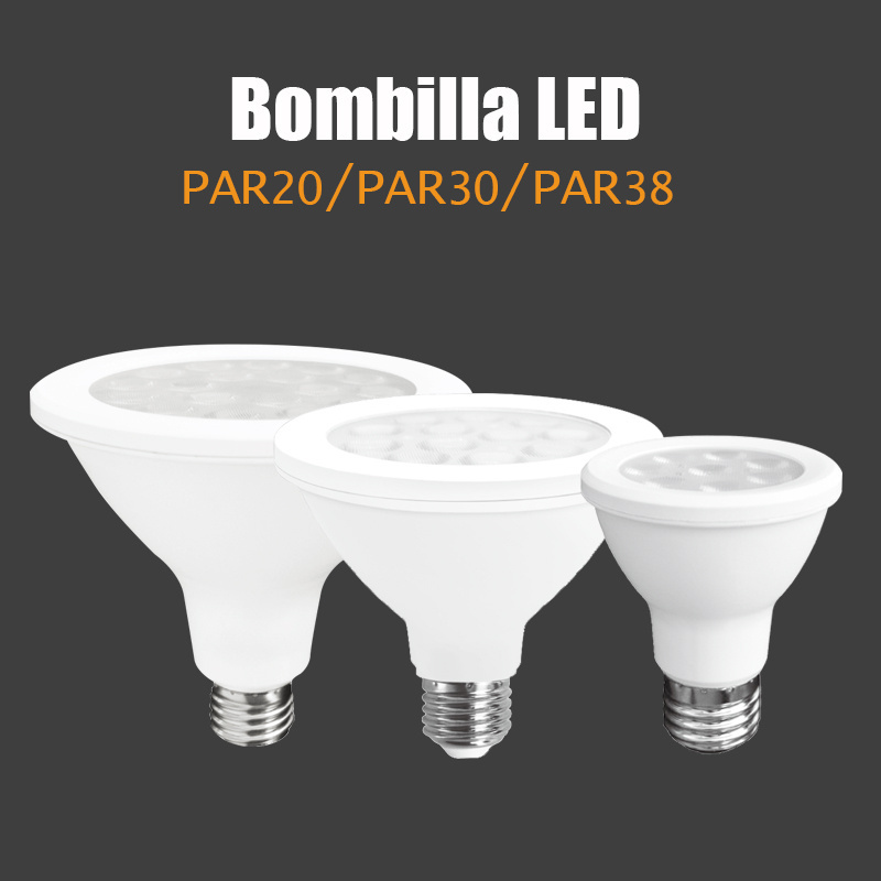 AC85-265V COB SMD Dimmable focus led par light par 30 led bulb free sample focos led