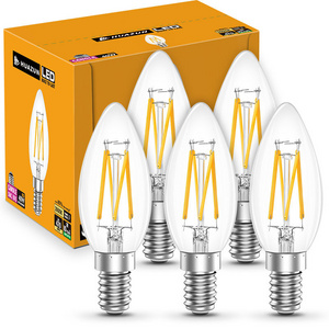 C35 e12 e14 e27 e26 dimmable 100v 220v 12v 24v 36v LED Filament bulb candle light wifi filament bulb