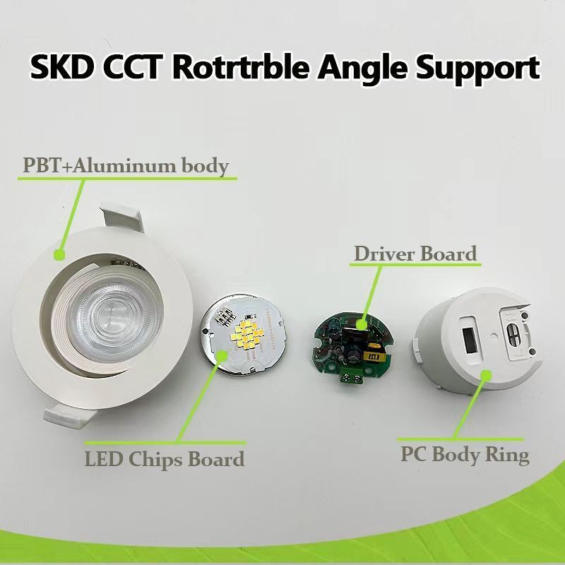 Adjustable Commercial Modern Recessed Smd Led Downlight Ceiling Lights