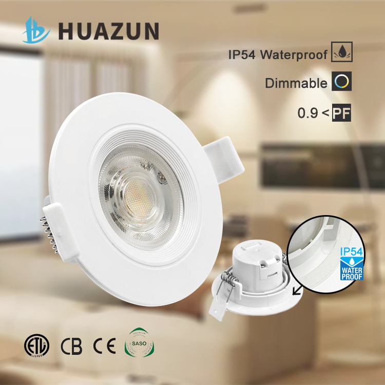 3W 5W 7W 9W 10W 12W Recessed Round Spot Indoor Lighting New Design Ip65 Waterproof Led