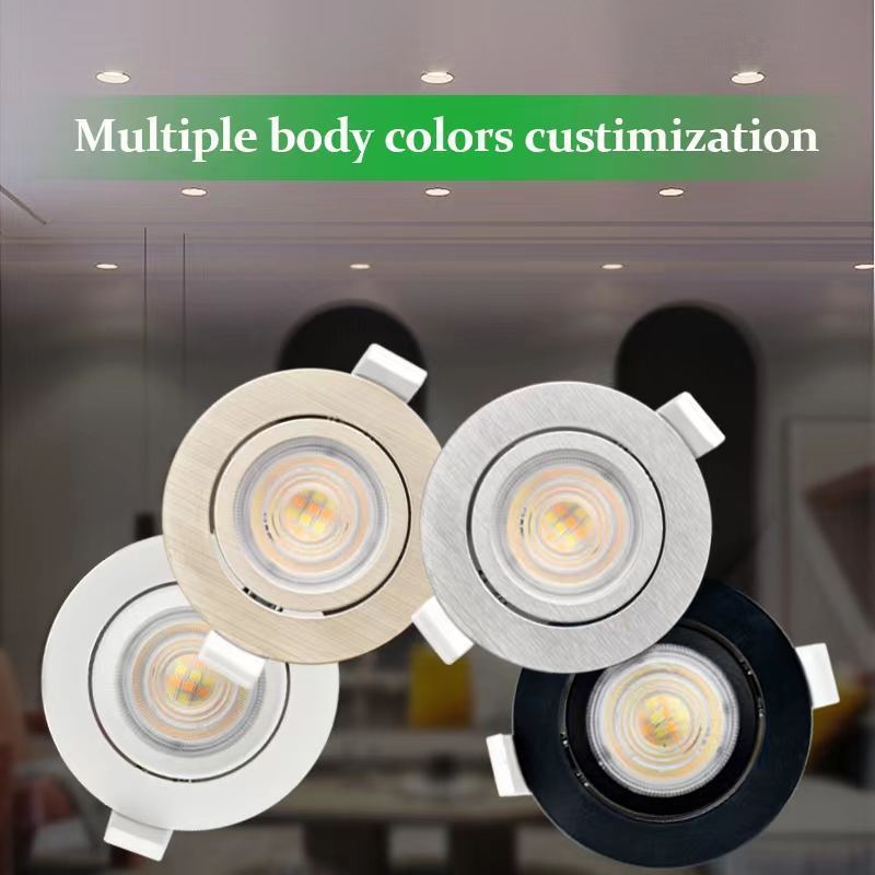 3W 5W 7W 9W 10W 12W Recessed Round Spot Indoor Lighting New Design Ip65 Waterproof Led