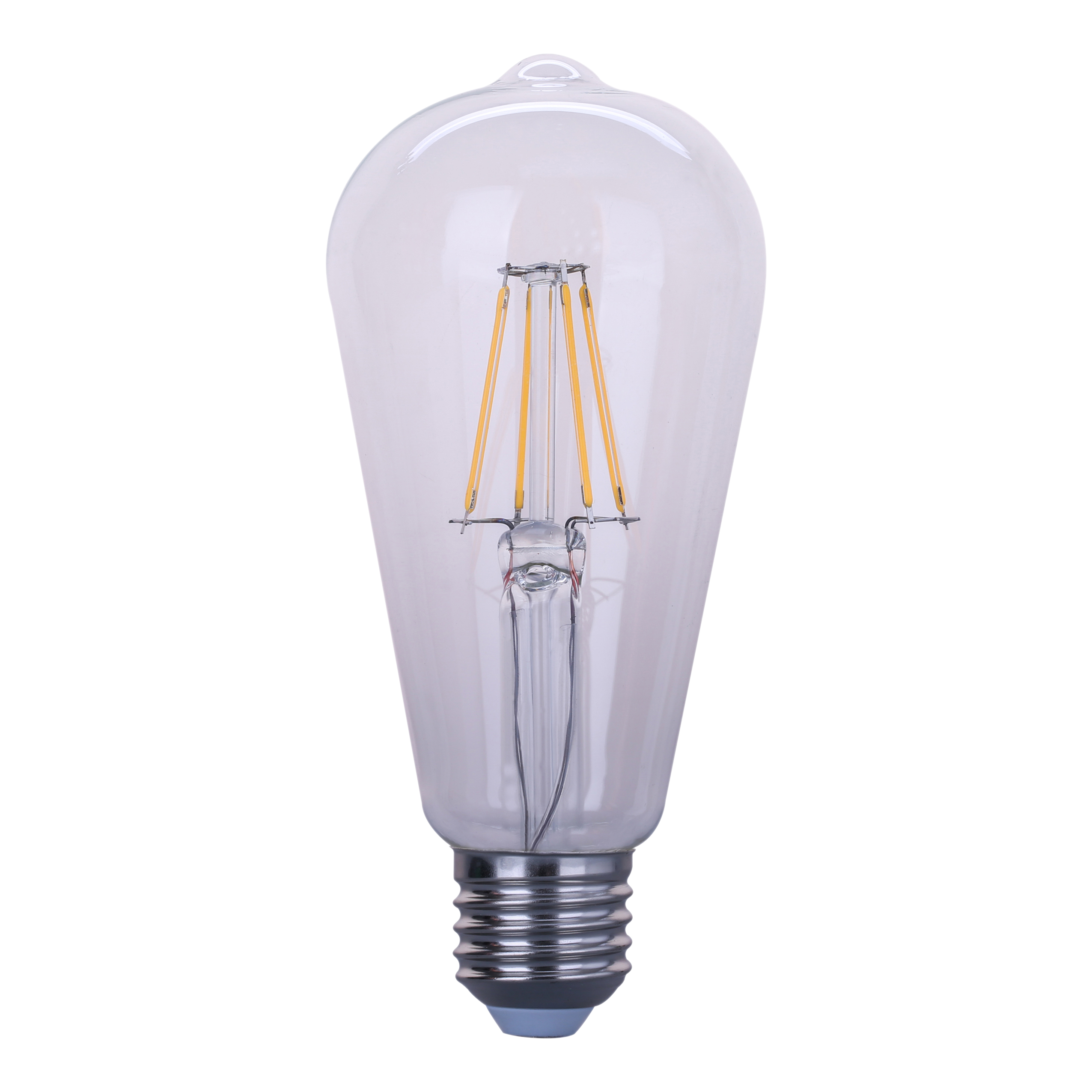 E27 Vintage Filament Bulbs  Dimmable Tubular Light Bulb Antique Lamp Nostalgic Tungsten Filament Incandescent  Bulb ST64