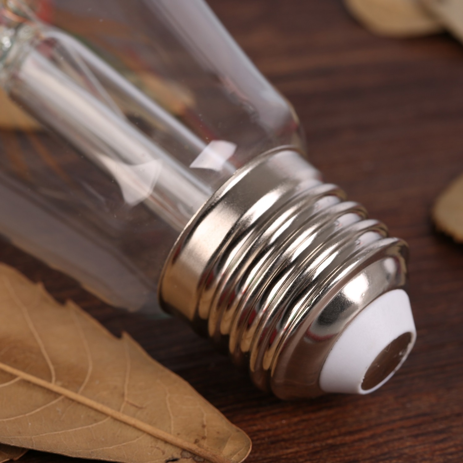 E27 Vintage Filament Bulbs  Dimmable Tubular Light Bulb Antique Lamp Nostalgic Tungsten Filament Incandescent  Bulb ST64