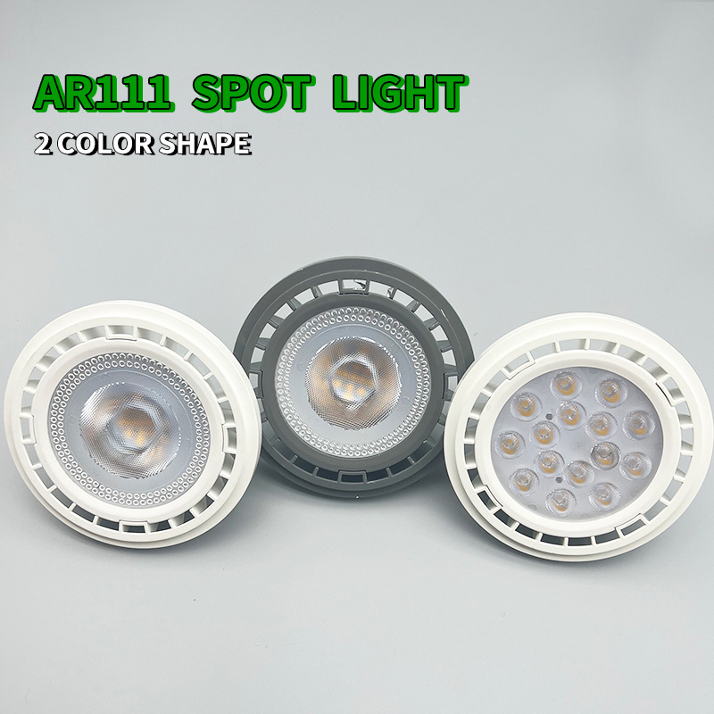 15W Led Grill Spots Light Base E27 G53 GU10 Surface Ar111 Recessed Down Light AC100-240V