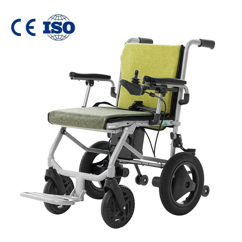 2023 Factory Hot Selling Lithium Battery  Aluminum Alloy Wheelchair Electric Monoblock Wheelchair