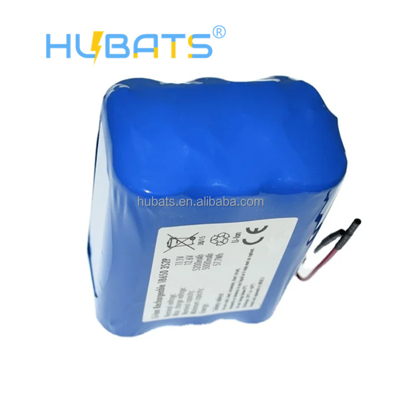 5200mAh 11.1v Lithium ion 18650 3S2P 57.72wh 5.2Ah 12v battery for pool vac Altec Lansing speaker LED light