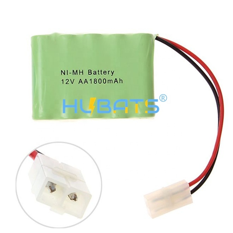 12V 1800mAh NiMH Rechargeable Battery Pack for RC Toys LED light Electric tool Ni-MH AA 1800mah 12V battery with Tamiya Plug