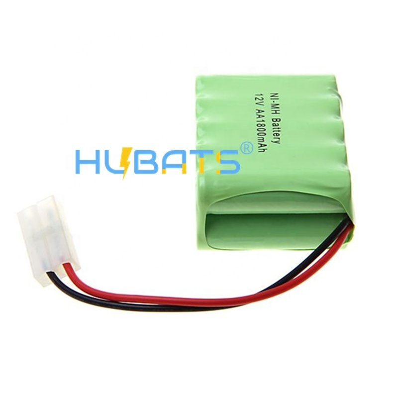 12V 1800mAh NiMH Rechargeable Battery Pack for RC Toys LED light Electric tool Ni-MH AA 1800mah 12V battery with Tamiya Plug