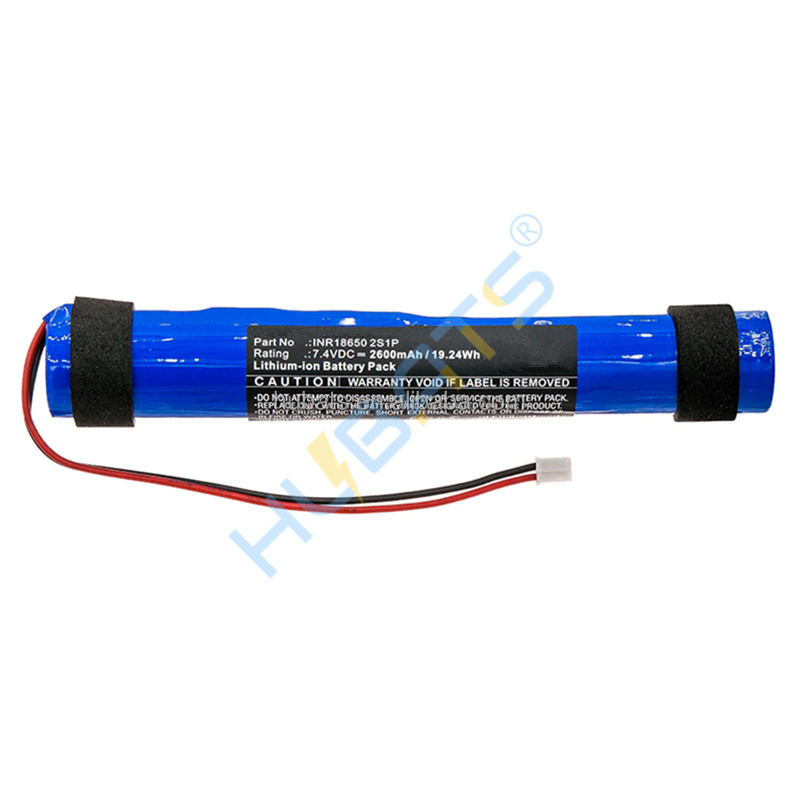 Nyne Vibe Speaker Replacement Battery 7.4v 2600mAh Li-ion 18650 2S 2.6Ah 7.4 Volts