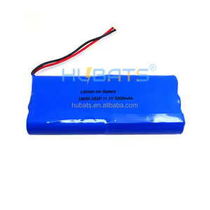 11.1V 18650 battery 5000mah 3S2P 12V lithium battery ICR18650 5200mAh 11.1V 12V 5Ah li-ion batteries for LED light