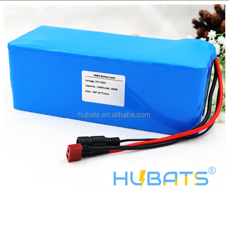 36V Battery 10Ah Li-ion 18650 10S4P 42V with 20A Balance BMS Lithium Battery Pack for E-bike Electric Car Bicycle Motor Scooter