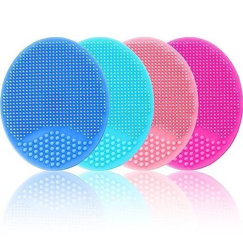 Mini Silicone Face Cleansing Brush - Deep Pore Skin Care Scrub Cleanser Tool for Soft and Gentle Exfoliation