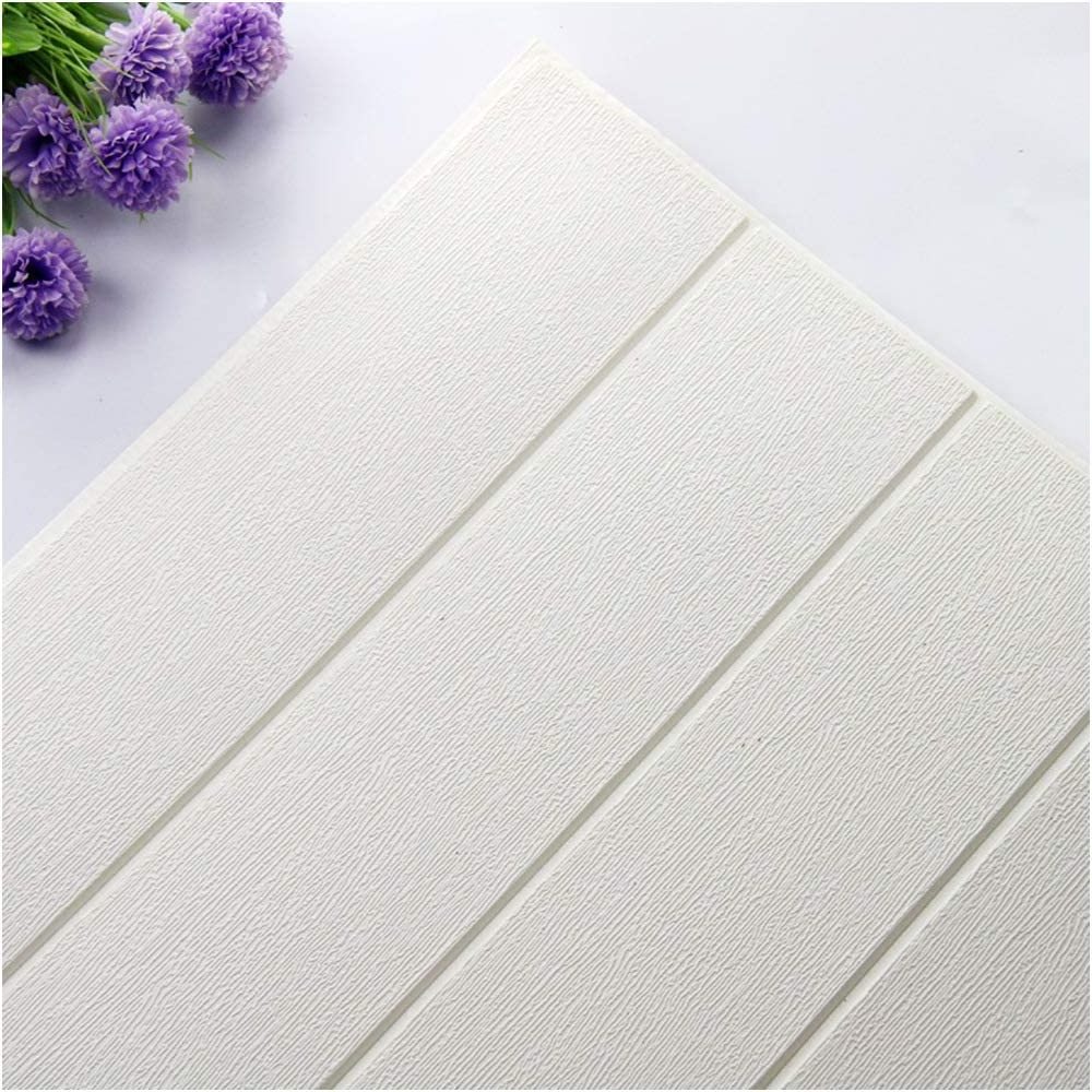 Grey Wood Decorative Foam Wall Panels Peel and Stick Self-Adhesive Wallpaper for Living Room wallpapers/wall coating