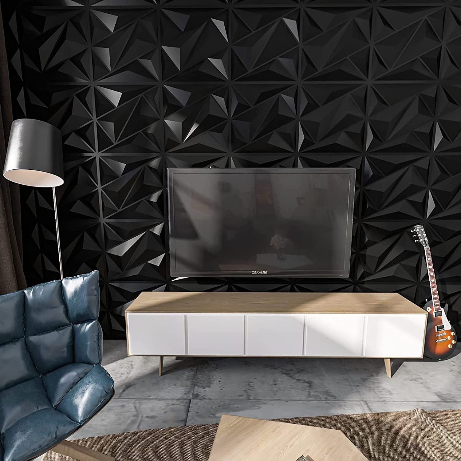 3D Wall Panel Sound-Absorbing Panels Home Decoration Self-Adhesive Panels Decorative Vinyl Wall 3D Wall Stickers