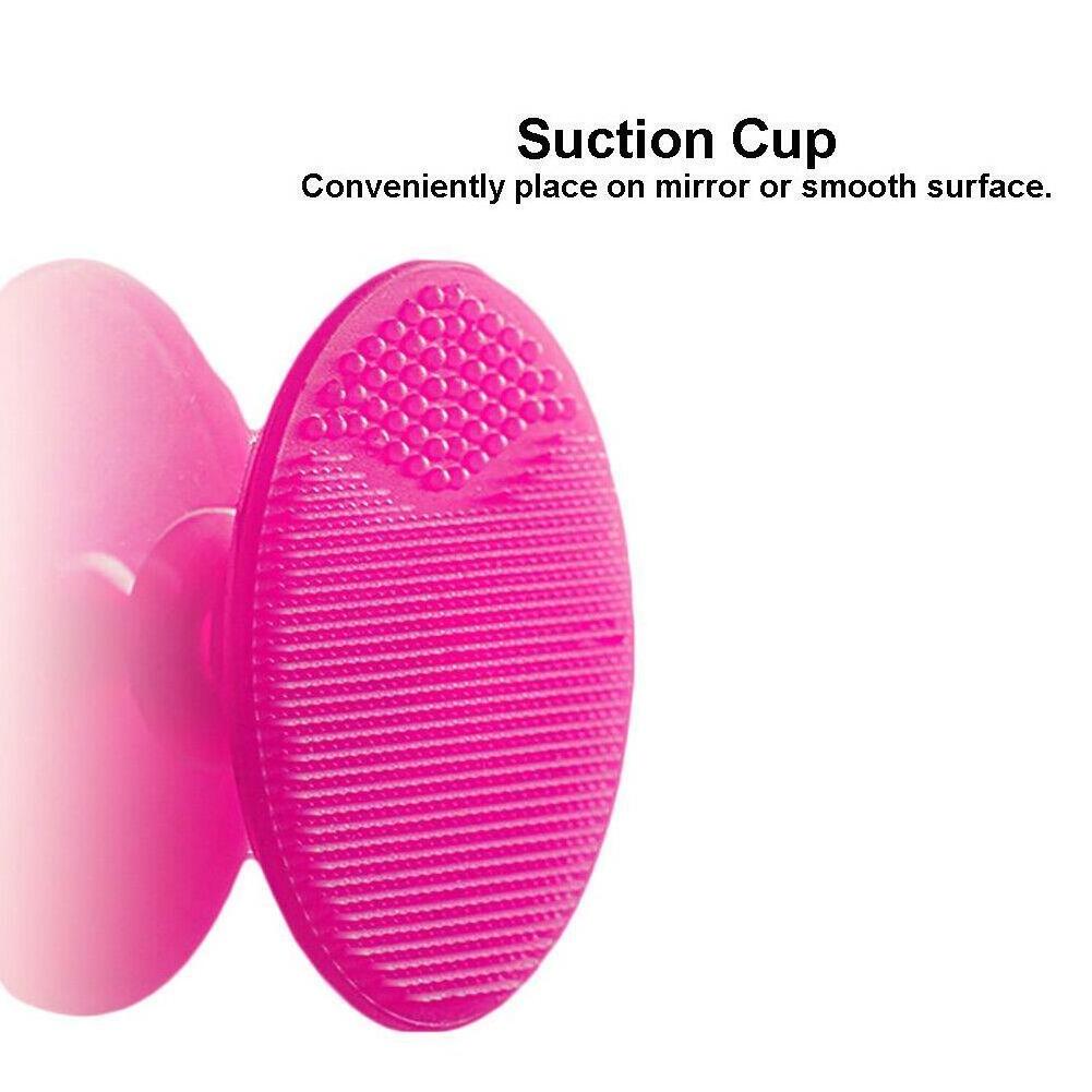 Mini Silicone Face Cleansing Brush - Deep Pore Skin Care Scrub Cleanser Tool for Soft and Gentle Exfoliation