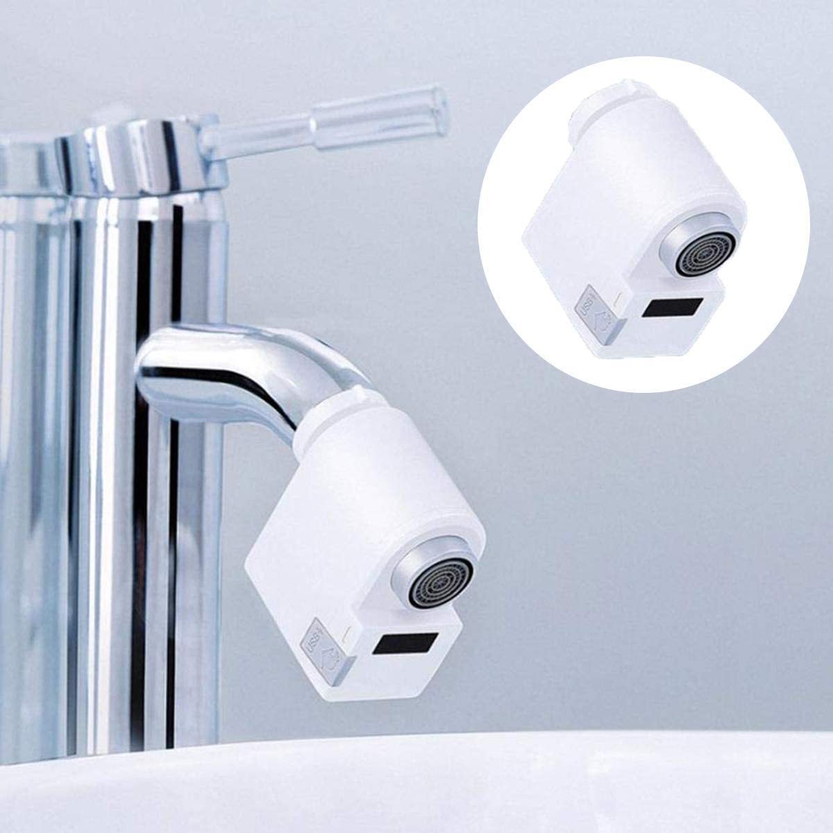 2020  Automatic Water Saver Smart Inductive Faucet Tap Infrared Sensor Water Energy Saving Device