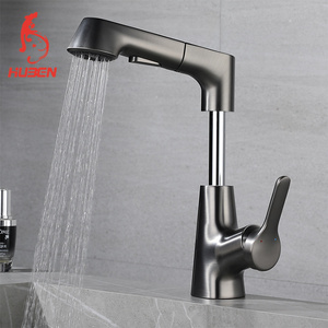 2022 Bathroom Faucet Copper Water Tap Modern Bathroom Taps Brass Pull Out Sprayer Sink basin Faucets