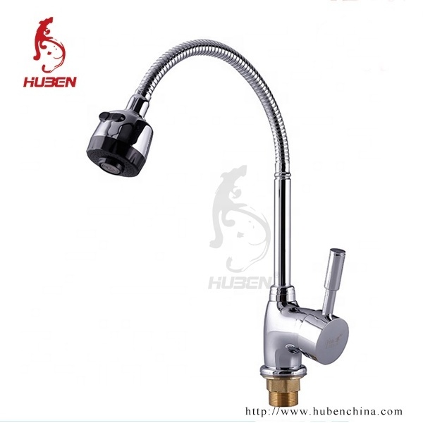 Kitchen Faucet Hot Sale Swevil Spout Single Zinc Mandle Modern Contemporary Ceramic Kitchen Sink Stainless Steel Kitchen Faucet