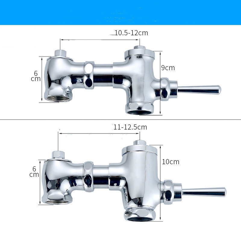 High Quality Durable Hand Type Flushometer Toilet Manual Flush Valve