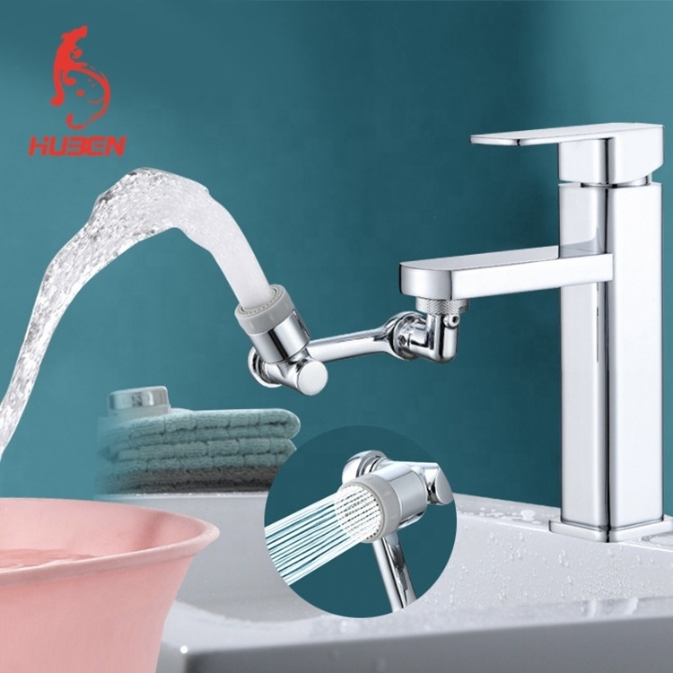 New Arrival Universal Splash Filter Faucet Multi-function Sprayer Head Kitchen Faucet 1080 Degrees Rotating Faucet Head 10 Brass