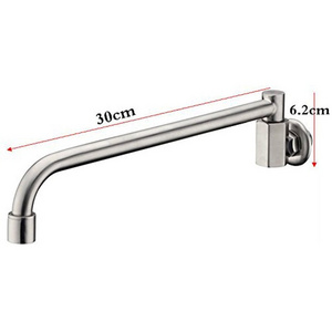 Wall Mounted One Hole Pot Filler Cold Only in Brushed 304 Stainless Steel faucet