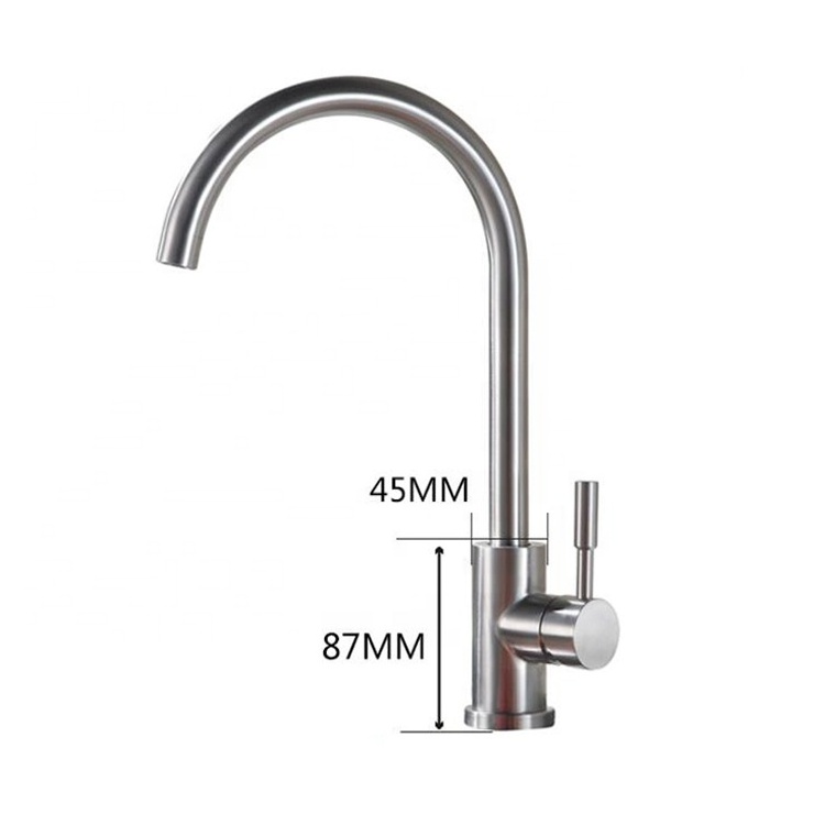 hot sell china wholesale 304 stainless steel standard cupc kitchen faucet for North America market