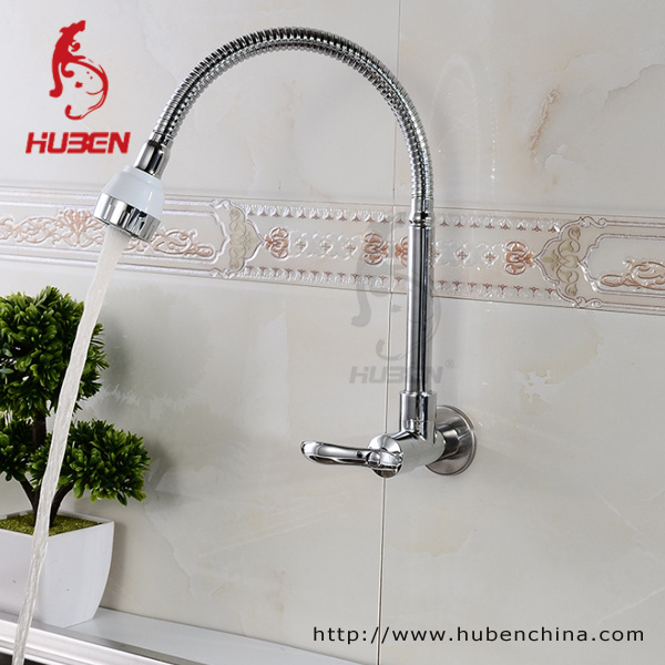 Cold Wall Mounted Kichen Tap Single Handle Kitchen Sink Faucet