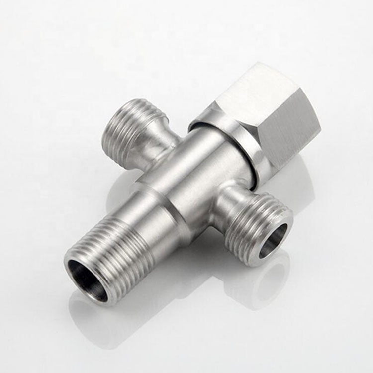 Huben Multi-functional 304 stainless steel of two ways stainless steel angle valve