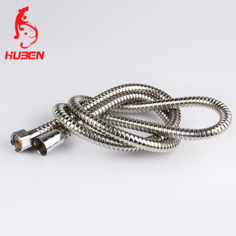 High quality chrome pull-out Braided double lock shower hose pipe toilet bathroom Stainless Steel Flexible Hose