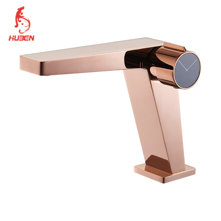 2024 new design brass material good quality Luxury bathroom basin faucet