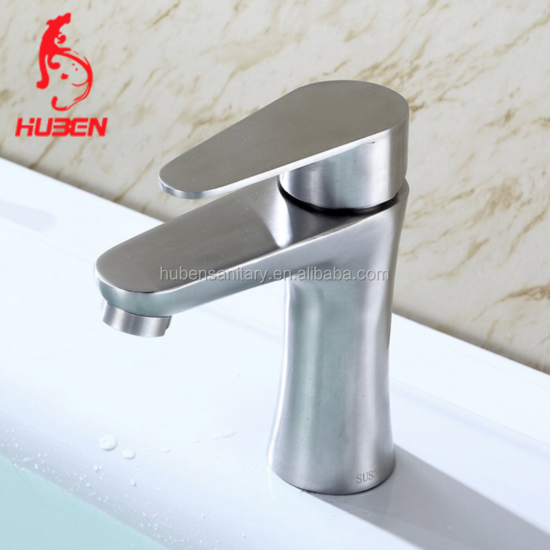 Basin faucet SUS304 brushed  mixer basin faucet