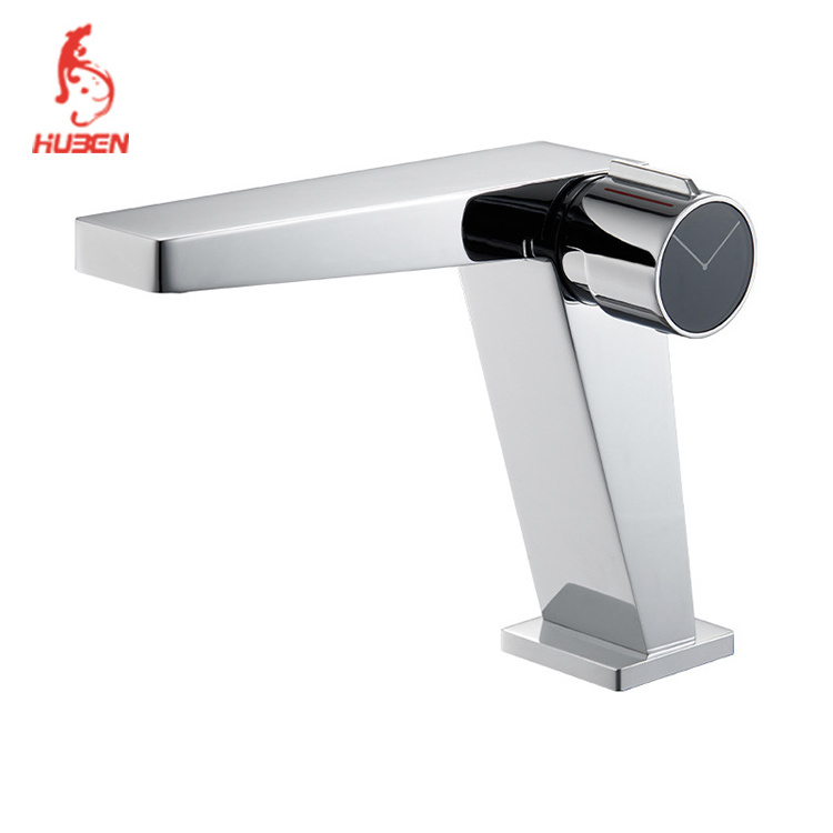 2024 new design brass material good quality Luxury bathroom basin faucet