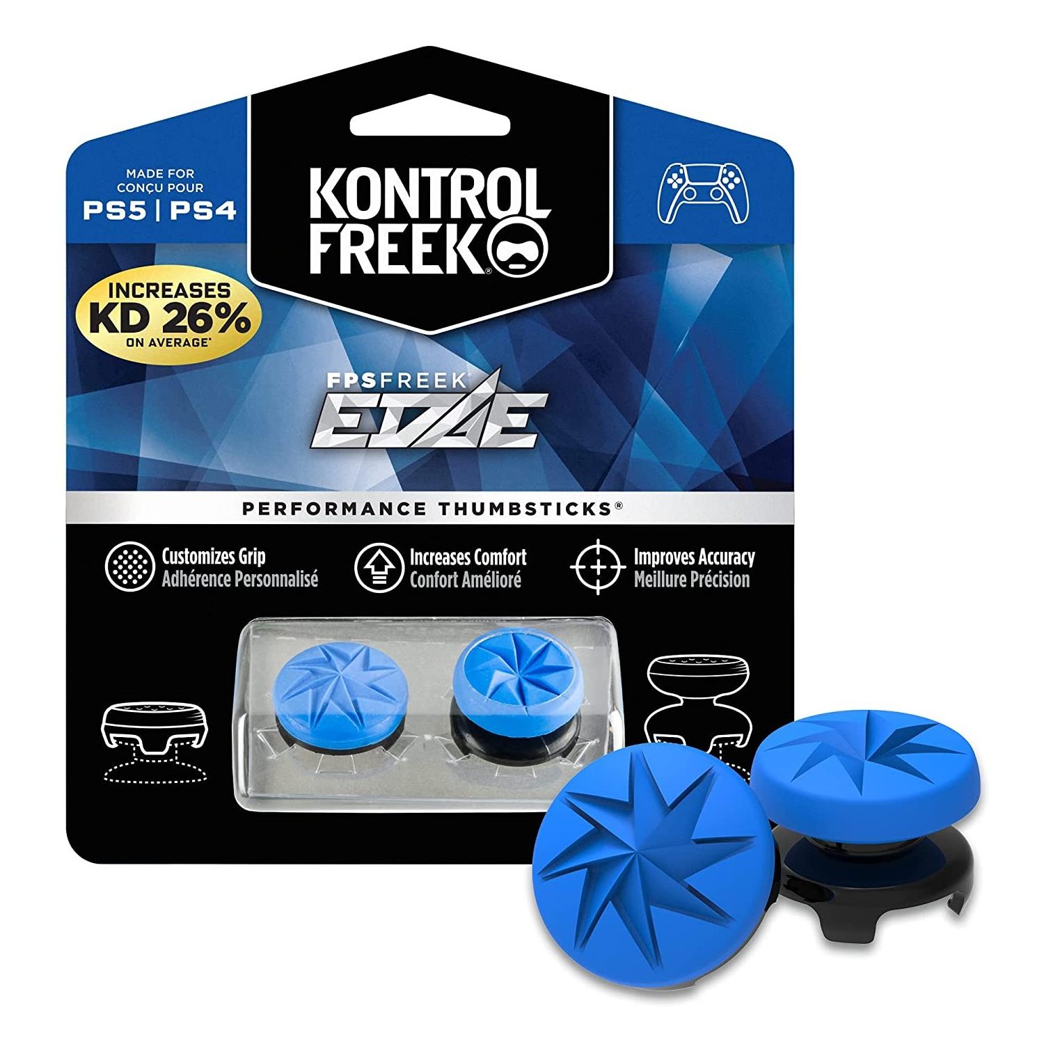 Factory Kontrol Freek  Grips Performance Fps Thumbsticks Silicone Sleeve Cap For Ps4 Ps5 Controller For Switch Pro Controller