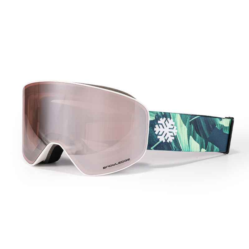 HUBO 197A snow goggles custom anti fog anti scratch uv400 protection women's ski goggles glasses snowboarding goggles