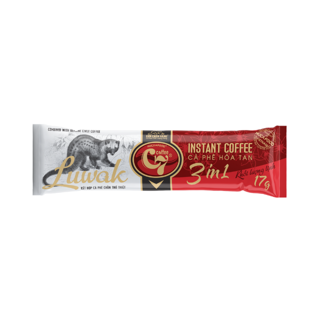 Instant Coffee Private Label Golden Weasel C7 Luwak Coffee Flavor Instant 3 in1 With Non-dairy Creamer Vietnamese Coffee