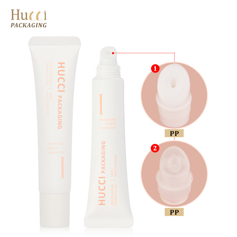 Custom LOGO Empty White Lip Balm Squeeze Chapstick Tube 5ml 10ml 15ml for Lip care slim Mini Soft tube Biodegradable