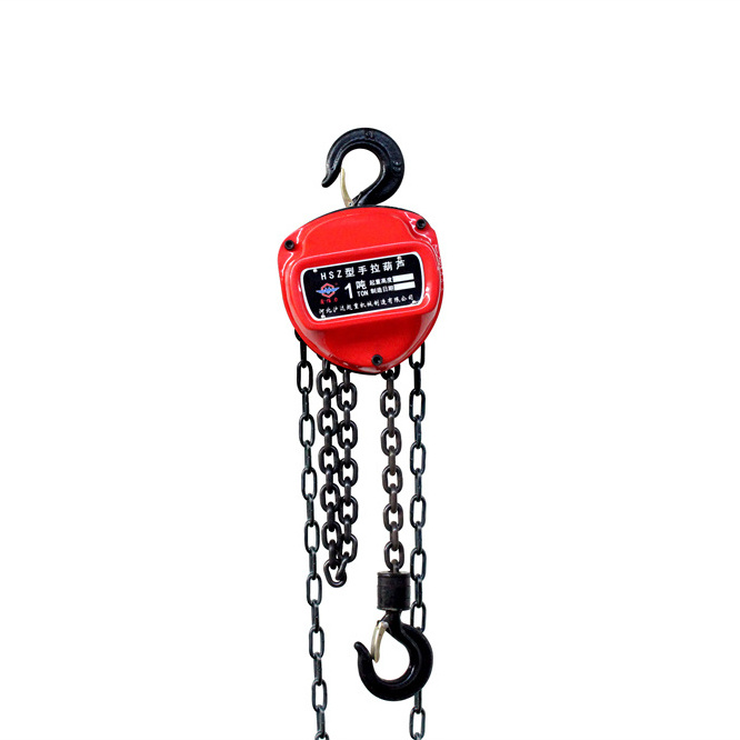 Easy Operated 1 2 3 5 Ton Lifting Chain Block Hsz-c Hand Hoist With 4.6mm Hand Chain