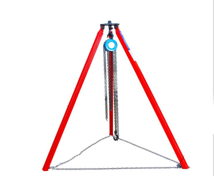 1t 2t Industrial Tripod Lifting Equipment Rescue & Retrieval Tripod