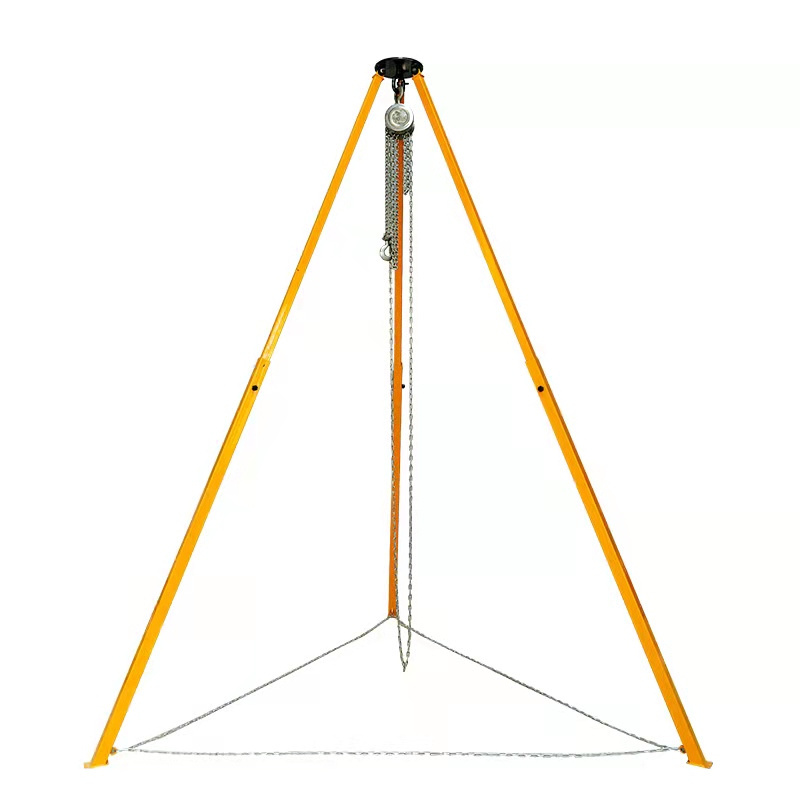 1t 2t Industrial Tripod Lifting Equipment Rescue & Retrieval Tripod