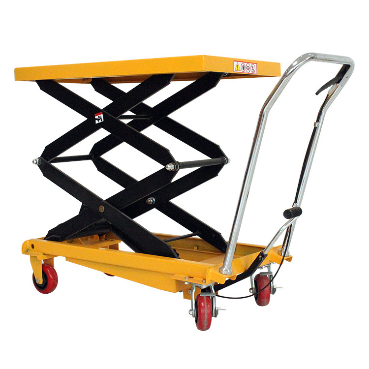 Can customize 200kg 500kg 1 ton mobile lifting platform truck hydraulic lifting table