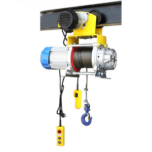 polipasto electrico electric hoist motor 380v 220v 30m 60m Wire rope crane For construction loading and unloading