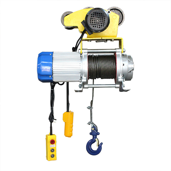 polipasto electrico electric hoist motor 380v 220v 30m 60m Wire rope crane For construction loading and unloading