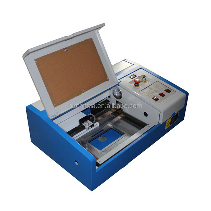 electric 3020 CO2 desktop laser engraving machine 40W/50w for bowlder/ wood/crystal/paper/pvc/stamp