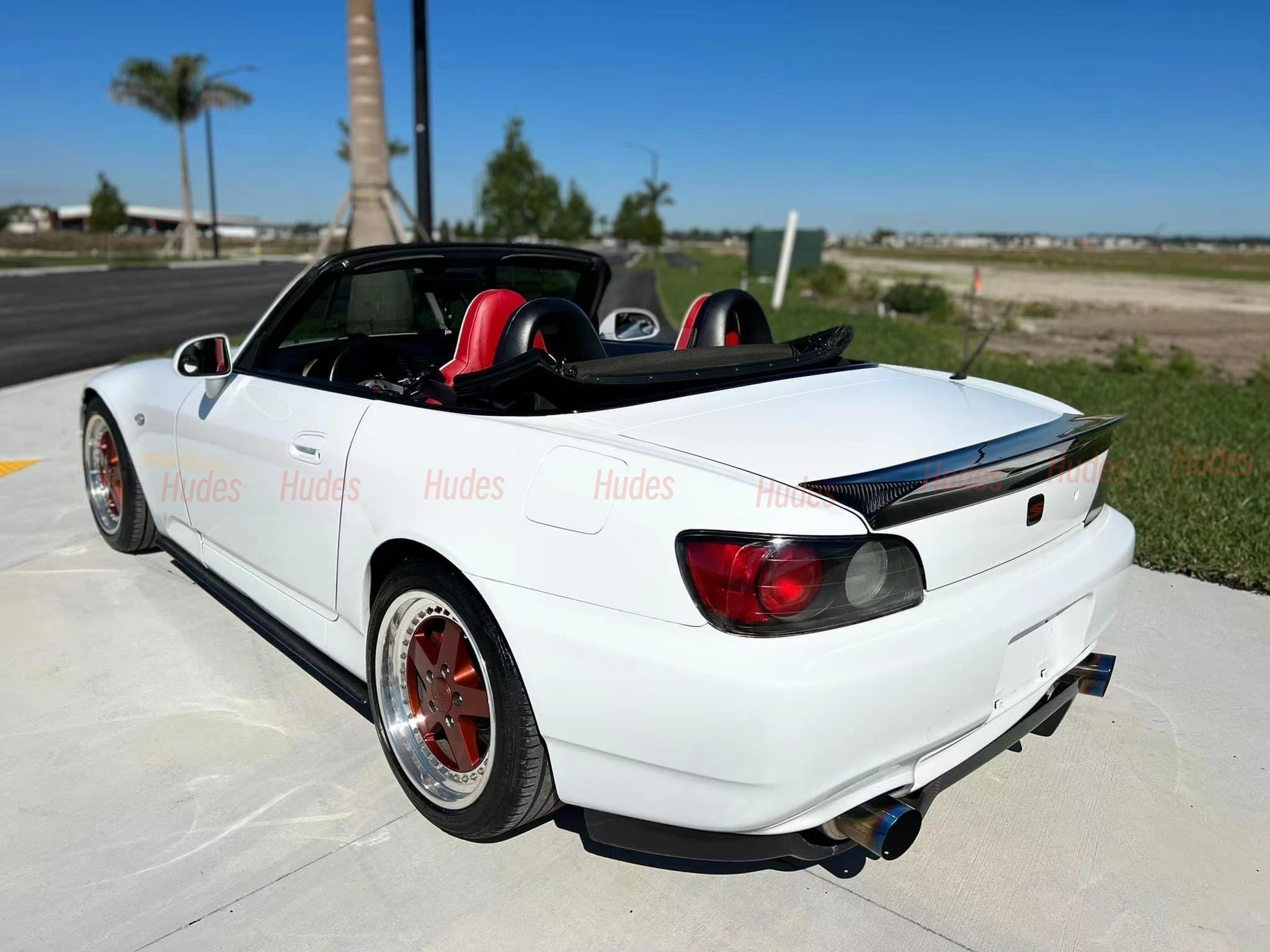 For Honda S2000 AP1 AP2 Rear Trunk Spoiler Wing Carbon Fiber