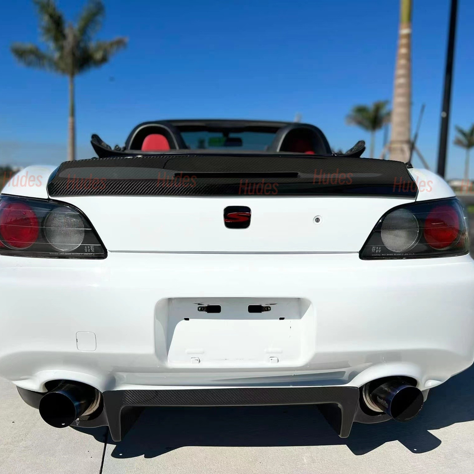 For Honda S2000 AP1 AP2 Rear Trunk Spoiler Wing Carbon Fiber