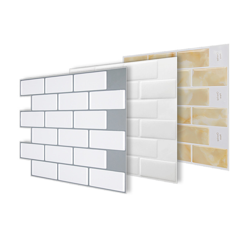 Stick on Backsplash Peel and Stick Mosaic Tile Interior Wall Decoration for Kitchen Bathroom Peel off Wall Tile Easy DIY Tile