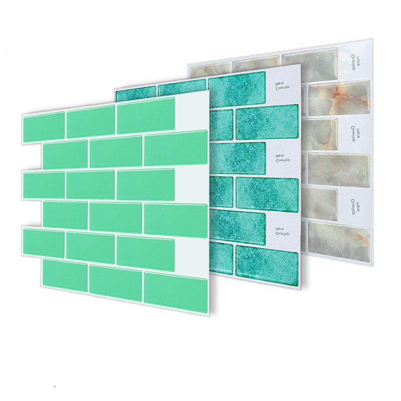 Brick Sticking Backsplash Mosaic Tiles Strong Adhesive Glue Wallpapers Walls Kitchen CLASSIC for Rental House Walls and Office